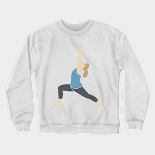 Warrior One Pose Crewneck Sweatshirt